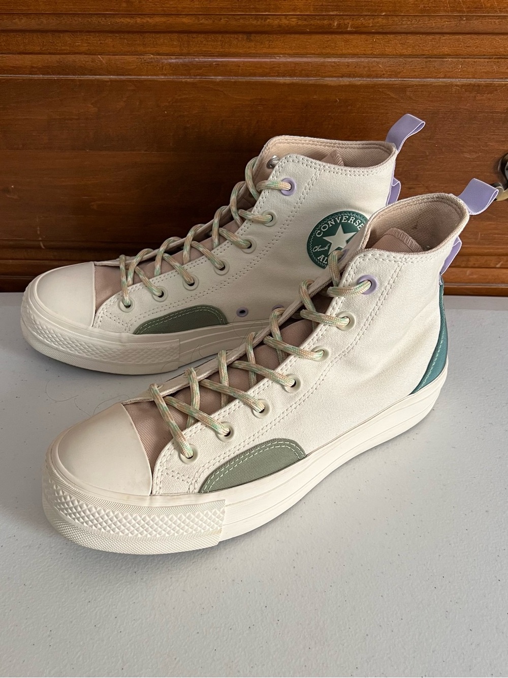 Converse CTAS Lift Hi | Platform High-Top Sneakers  | Colorblock Overlay
